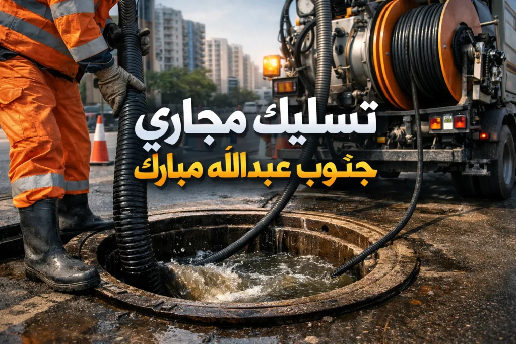 تسليك مجارى جنوب عبدالله مبارك