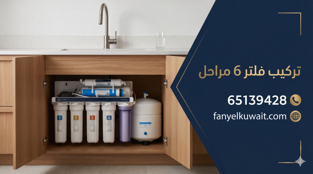 تركيب فلتر 6 مراحل